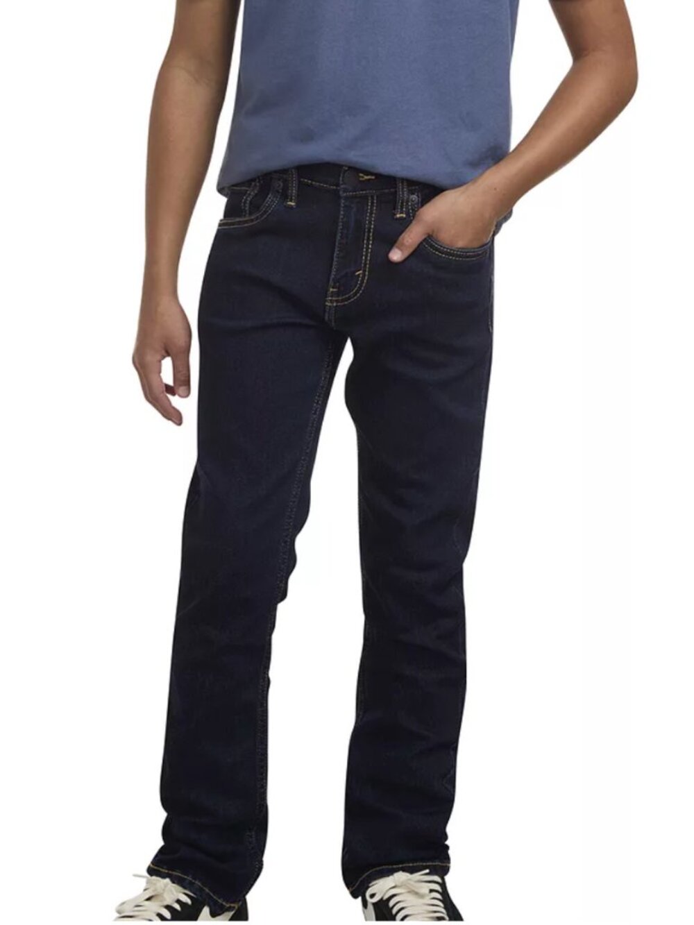 Levi’s Kids 511 Slim Fit Jeans | Dark Blue Stretch Denim | Classic Boys Pants